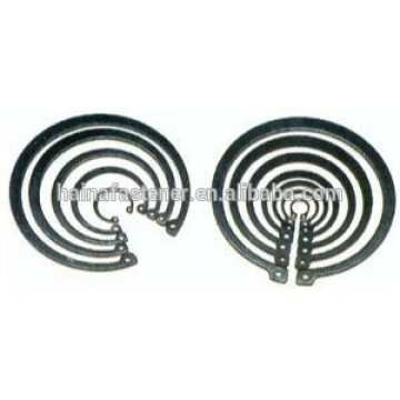 Stainless steel 316 DIN6799 retaining ring for shafts